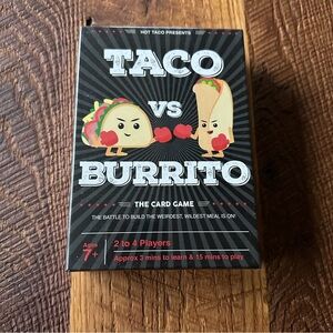 NEW Taco vs Burrito Card Game